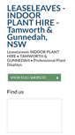 Mobile Screenshot of leaseleaves.com.au